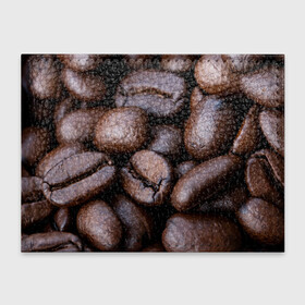 Обложка для студенческого билета с принтом Кофейные зёрна в Новосибирске, натуральная кожа | Размер: 11*8 см; Печать на всей внешней стороне | Тематика изображения на принте: абстрактные | абстрактный | абстракция | еда | зёрна | зерно | зерновые | кофе | кофеёк | кофейные | напитки | напиток | питьё
