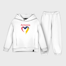 Детский костюм хлопок Oversize с принтом Armenia Heart в Новосибирске,  |  | armenia | heart | арарат | армения | армяне | армянин | арцах | город | горы | ереван | кавказ | карта | народ | орёл | путешествие | саркисян | сердце | ссср | страна | турист | флаг