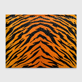 Обложка для студенческого билета с принтом Шкура тигра в Новосибирске, натуральная кожа | Размер: 11*8 см; Печать на всей внешней стороне | Тематика изображения на принте: 2022 | tiger | животное | полосатый | полоски | полосы | тигр | хищник