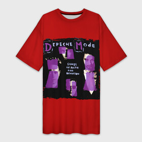 Платье-футболка 3D с принтом Songs of Faith and Devotion  Depeche Mode в Новосибирске,  |  | depeche mode | альбом | альтернативный | вестник моды | группа | депеш мод | депешмод | дэйв гаан | индастриал | мартин гор | музыка | новая волна | рок | синти поп | электроник | энди флетчер