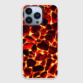 Чехол для iPhone 13 Pro с принтом КАМНИ В МАГМЕ | ROCKS IN MAGMA в Новосибирске,  |  | abstract | fire | high temperature | lava | magma | magmatic | melt | texture | абстракция | высокая температура | камни в магме | лава | магма | магматический | магмовый | огонь | расплав | текстура