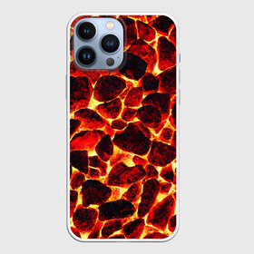 Чехол для iPhone 13 Pro Max с принтом КАМНИ В МАГМЕ | ROCKS IN MAGMA в Новосибирске,  |  | abstract | fire | high temperature | lava | magma | magmatic | melt | texture | абстракция | высокая температура | камни в магме | лава | магма | магматический | магмовый | огонь | расплав | текстура