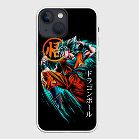 Чехол для iPhone 13 mini с принтом Сон Гоку, Dragon Ball в Новосибирске,  |  | anime | dragon ball | dragon ball z | goku | аниме | драконий жемчуг | жемчуг дракона | манга | сайян | сон гоку