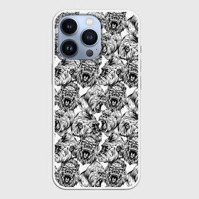 Чехол для iPhone 13 Pro с принтом Злые Гориллы   Паттерн в Новосибирске,  |  | africa | afrika | angry | ape | apes | black white | gorilla | gorillas | gorillaz | hip hop | monkey | pattern | raging | sketch | африка | африканский узор | злые обезьяны | мартышка | примат | приматы | рисунок | рисунок карандашом | скетч | узор | хип