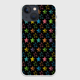 Чехол для iPhone 13 mini с принтом Парад звезд в Новосибирске,  |  | звезда | палитра | паттерн | планеты | созвездие