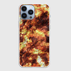 Чехол для iPhone 13 Pro Max с принтом Кожаный камуфляж в Новосибирске,  |  | burns | camouflage | dirty | disguise | leather | stains | грязные | камуфляж | кожа | маскировка | обгорелая | ожоги | пятна | разводы