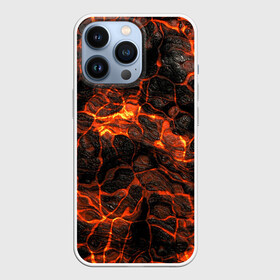 Чехол для iPhone 13 Pro с принтом Горящая лава в Новосибирске,  |  | burning | fire | flowing | lava | plasma | streaks | texture | waves | волны | горящая | лава | огонь | плазма | разводы | текстура | течет