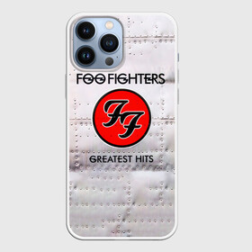 Чехол для iPhone 13 Pro Max с принтом Greatest Hits   Foo Fighters в Новосибирске,  |  | ff | foo fighters | альбом | альтернативный | группа | дэйв грол | крис шифлетт | метал | металлический | музыка | надпист | нэйт мендел | постгранж | пэт смир | рок | стальной | тейлор хокинс | фу файтерс | фф