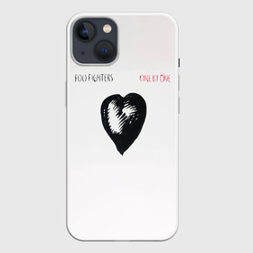 Чехол для iPhone 13 с принтом One by One   Foo Fighters в Новосибирске,  |  | ff | foo fighters | альтернативный | группа | дэйв грол | крис шифлетт | метал | музыка | надпись | нэйт мендел | постгранж | пэт смир | рок | тейлор хокинс | фу файтерс | фф | хард | хардрок | черное сердце