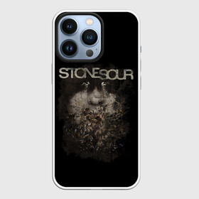 Чехол для iPhone 13 Pro с принтом Stone Sour Art в Новосибирске,  |  | Тематика изображения на принте: alternative | metall | music | rock | stone sour | альтернатива | джеймс рут | джонни чоу | джош рэнд | джоэл экман | кори тейлор | кристиан мартуччи | металл | музыка | рой майорга | рок | стон соур