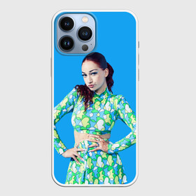 Чехол для iPhone 13 Pro Max с принтом Bhad babie blue в Новосибирске,  |  | bhad bhabie | danielle bregoli | hip hop | rap | rep | бхад бхайби | даниэлла бреголи | исполнители | исполнитель | музыка | реп