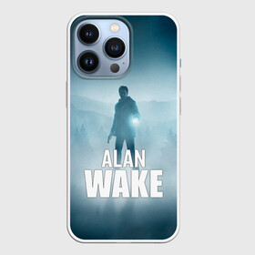 Чехол для iPhone 13 Pro с принтом Alan Wake Video Game Art в Новосибирске,  |  | action | adventure | alan | entertainment | game | horror | remedy | survival | videogame | wake | алан | брайт | игра | лес | ночь | триллер | уэйк | фоллс | фонарик | хоррор | экшн