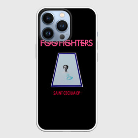 Чехол для iPhone 13 Pro с принтом Saint Cecilia   Foo Fighters в Новосибирске,  |  | ff | foo fighters | альтернативный | группа | дэйв грол | крис шифлетт | метал | музыка | надпись | нэйт мендел | постгранж | пэт смир | рок | тейлор хокинс | фу файтерс | фф | хард | хардрок