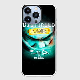 Чехол для iPhone 13 Pro с принтом The Sickness   Disturbed в Новосибирске,  |  | disturbed | альтернативный | встревоженные | группа | джон мойер | дистербд | дистербед | дэвид дрейман | дэн дониган | майк венгрен | метал | ню | нюметал | рок | хеви | хевиметал