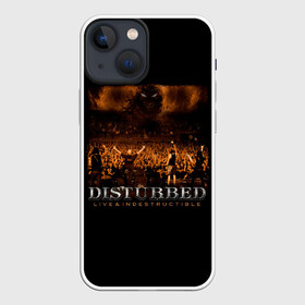 Чехол для iPhone 13 mini с принтом Live  Indestructible в Новосибирске,  |  | disturbed | альтернативный | встревоженные | группа | джон мойер | дистербд | дистербед | дэвид дрейман | дэн дониган | майк венгрен | метал | ню | нюметал | рок | хеви | хевиметал