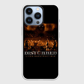 Чехол для iPhone 13 Pro с принтом Live  Indestructible в Новосибирске,  |  | Тематика изображения на принте: disturbed | альтернативный | встревоженные | группа | джон мойер | дистербд | дистербед | дэвид дрейман | дэн дониган | майк венгрен | метал | ню | нюметал | рок | хеви | хевиметал