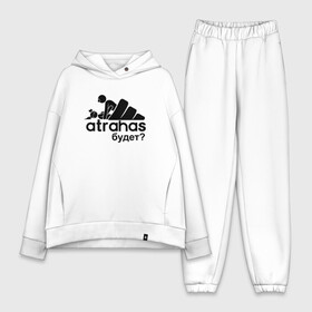 Женский костюм хлопок Oversize с принтом ATRAHAS в Новосибирске,  |  | adidas | atrahas | адидас