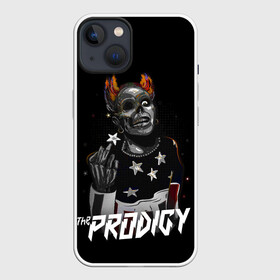 Чехол для iPhone 13 с принтом THE PRODIGY FLINT в Новосибирске,  |  | dance | electrodance | flint | music | prodigy | rock | techno | диско | дэнс | кит | музыка | продиджи | танцевалбная | техно | флинт