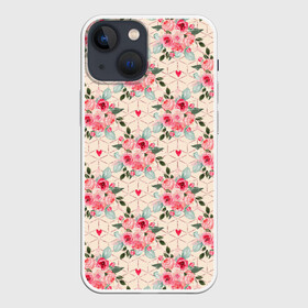 Чехол для iPhone 13 mini с принтом полевые цветочки в Новосибирске,  |  | весна | девушкам | лето | розы | цветочки | цветы