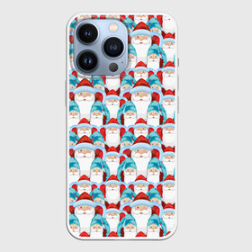 Чехол для iPhone 13 Pro с принтом Дедушки Морозы в Новосибирске,  |  | christmas | merry christmas | santa claus | дед мороз | ёлка | зима | мороз | новый год | подарок | праздник | рождество | с новым годом | сантаклаус | снегурочка | снежинки