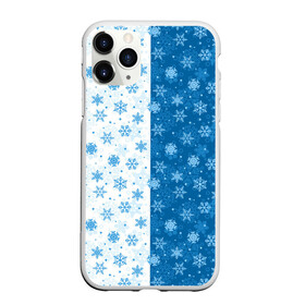 Чехол для iPhone 11 Pro матовый с принтом Снежинки (зимняя пора) в Новосибирске, Силикон |  | merry christmas | дед мороз | ёлка | зима | мороз | новый год | подарок | праздник | рождество | с новым годом | сантаклаус | снег | снеговик | снегурочка | снежинки | снежные узоры | узоры