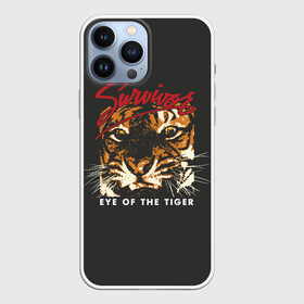 Чехол для iPhone 13 Pro Max с принтом Глаз Тигра в Новосибирске,  |  | eye of the tiger | hardrock | music | rock | tiger | глаз тигра | музыка | рок | тигр | хардрок