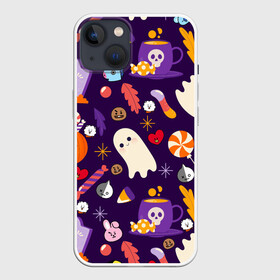 Чехол для iPhone 13 с принтом HALLOWEEN BTS BT21 PATTERN | БТ21 БТС ХЕЛЛОУИН в Новосибирске,  |  | army | bangtan boys | bt21 | bts | bts stickers | chimmy | cooky | koya | mang | monster | rap monster | rapmon | rj | rm | shooky | tata | van | бтс | ви | джейхоуп | джонгук | реп монстр | стикеры bts | сюга | чимин | чин