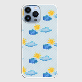 Чехол для iPhone 13 Pro Max с принтом Осень   тучки в Новосибирске,  |  | дождик | дождь | небо | осеннее небо | осень | пасмурно | погода | тучки