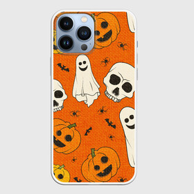 Чехол для iPhone 13 Pro Max с принтом УЖАСТИКИ НА ВЯЗАНКЕ в Новосибирске,  |  | bundle | ghost | ghosts | halloween | haloween | knitting | pumpkin | skull | skulls | spider | spiders | вязанка | паук | пауки | призрак | призраки | тыква | хеллоин | хеллоуин | хелоин | хелоуин | хэллоин | хэллоуин | хэлоин | хэлоуин | 