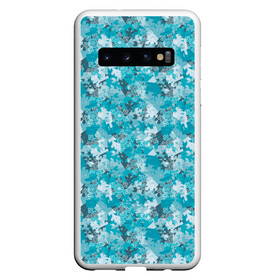 Чехол для Samsung Galaxy S10 с принтом Снежный Дизайн в Новосибирске, Силикон | Область печати: задняя сторона чехла, без боковых панелей | merry christmas | дед мороз | ёлка | зима | мороз | новый год | подарок | праздник | рождество | с новым годом | сантаклаус | снег | снеговик | снегурочка | снежинки | снежные узоры | узоры