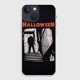 Чехол для iPhone 13 mini с принтом Майкл Майерс. Хэллоуин в Новосибирске,  |  | face | ghost | ghouls | halloween | killer | leather | michael | monster | myers | кожаное | лицо | майерс | майкл | монстр | призрак | упырь | хэллоуин