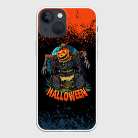 Чехол для iPhone 13 mini с принтом ПУГАЛО ИЗ ТЫКВЫ | HALLOWEEN в Новосибирске,  |  | halloween | haloween | pumpkin | scarecrow | огородное пугало | пугало | страшила | тыква | хеллоин | хеллоуин | хелоин | хелоуин | хэллоин | хэллоуин | хэлоин | хэлоуин | чучело