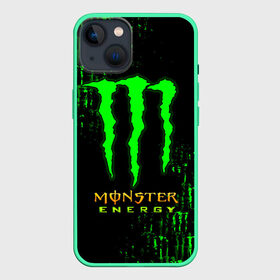 Чехол для iPhone 13 с принтом MONSTER ENERGY NEON | МОНСТЕР НЕОН в Новосибирске,  |  | monster | monster energy | монстер | монстер енерджи | монстер енэрджи | монстер энерджи | неон | энергетик | энергетический напиток