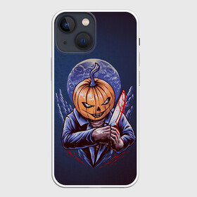 Чехол для iPhone 13 mini с принтом Хэллоуинская ночь в Новосибирске,  |  | Тематика изображения на принте: halloween | арт | графика | мистика | праздник | тыква | ужасы | хэллоуин