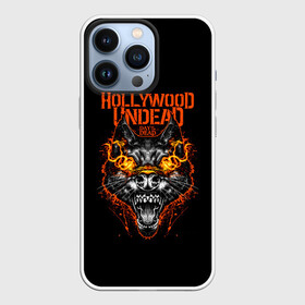 Чехол для iPhone 13 Pro с принтом Hollywood Undead DAY of the DEAD в Новосибирске,  |  | Тематика изображения на принте: hollywood undead | hu | андед | волк | волчья голова | голивуд | голливуд | голливудская нежить | группа | гу | огненные глаза | огненный взгляд | орел | оскал | пасть | птица | реп | рок | рэп | рэпкор | силуэт