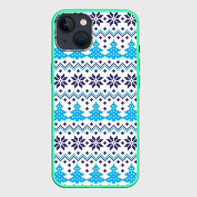 Чехол для iPhone 13 с принтом Сибирская зима 2022 в Новосибирске,  |  | Тематика изображения на принте: елка | зима | россия | сибирь | снежинка