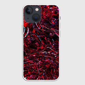 Чехол для iPhone 13 mini с принтом Просто подумай   just think в Новосибирске,  |  | abstract glitch | liquid | абстракция | геометрия | глитч | глич | жидкость | ликвид | милитари | модные узоры жидкости | сознание | узоры