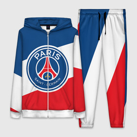 Женский костюм 3D с принтом Paris Saint Germain FC в Новосибирске,  |  | emblem | flag | football club | france | paris | paris saint germain | psg | пари сен жермен | париж | псж | флаг | франция | футбольный клуб | эмблема