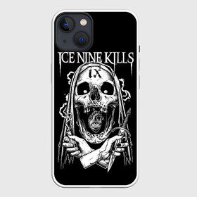 Чехол для iPhone 13 с принтом Ice Nine Kills, The Silver Scream в Новосибирске,  |  | heavy metal | ice nine | ice nine kills | ink | the silver scream | группы | метал | музыка | рок