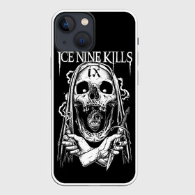 Чехол для iPhone 13 mini с принтом Ice Nine Kills, The Silver Scream в Новосибирске,  |  | heavy metal | ice nine | ice nine kills | ink | the silver scream | группы | метал | музыка | рок