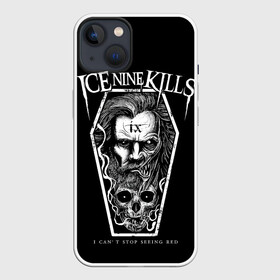 Чехол для iPhone 13 с принтом Ice Nine Kills,  I cant stop seeing red в Новосибирске,  |  | heavy metal | ice nine | ice nine kills | ink | группы | метал | музыка | рок