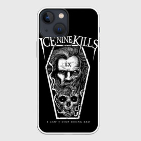 Чехол для iPhone 13 mini с принтом Ice Nine Kills,  I cant stop seeing red в Новосибирске,  |  | heavy metal | ice nine | ice nine kills | ink | группы | метал | музыка | рок