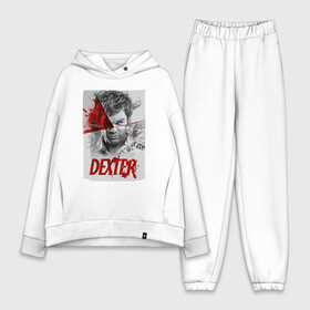 Женский костюм хлопок Oversize с принтом Декстер Dexter постер в Новосибирске,  |  | Тематика изображения на принте: darkly dreaming dexter | dexter | dexter morgan | декстер | декстер морган | дремлющий демон декстера | кровь | майами | постер | правосудие декстера | судмедэксперт