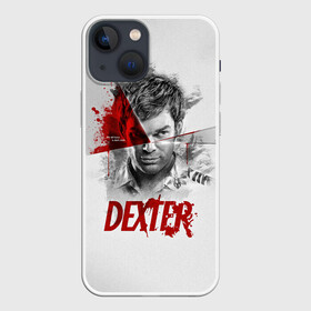 Чехол для iPhone 13 mini с принтом Dexter Правосудие Декстера в Новосибирске,  |  | darkly dreaming dexter | dexter | dexter morgan | декстер | декстер морган | дремлющий демон декстера | кровь | майами | постер | правосудие декстера | судмедэксперт