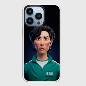 Чехол для iPhone 13 Pro с принтом Сон Ги Хун в Новосибирске,  |  | squid game | игра в кальмара | игра на выживание | сериал | сериалы