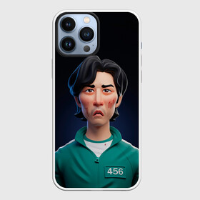 Чехол для iPhone 13 Pro Max с принтом Сон Ги Хун в Новосибирске,  |  | squid game | игра в кальмара | игра на выживание | сериал | сериалы