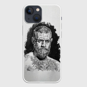 Чехол для iPhone 13 mini с принтом Конор МакГрегор | Conor McGregor в Новосибирске,  |  | conor mcgregor | fighter | irish | m1 | martial | mixed | the notorious | ufc | ufs | wrestling | боевые | боец | борьба | единоборства | ирландский | искусства | конор макгрегор | м1 | мма | печально известный | смешанные | юфс