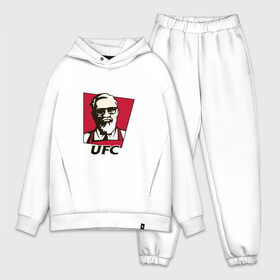 Мужской костюм хлопок OVERSIZE с принтом UFC  KFC в Новосибирске,  |  | kfc | mcgregor | ufc | бои без правил | бокс | борьба | прикол