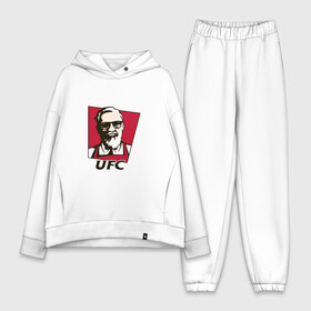 Женский костюм хлопок Oversize с принтом UFC  KFC в Новосибирске,  |  | kfc | mcgregor | ufc | бои без правил | бокс | борьба | прикол