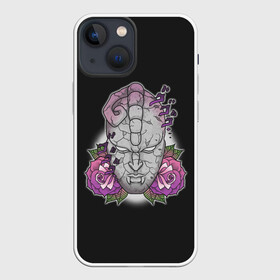 Чехол для iPhone 13 mini с принтом Jo Jo Stone Mask в Новосибирске,  |  | adventure | bizarre | brando | dio | jo | joestar | joseph | josuke | jotaro | kujo | mask | speedwagon | stone | the | world | абдул | брандо | джо | джозеф | джолин | джорно | джоске | джостар | джотаро | дио | какёин | каменная | куджо | маска | неверо